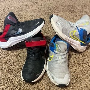 TWO pairs Nike size 13 boys